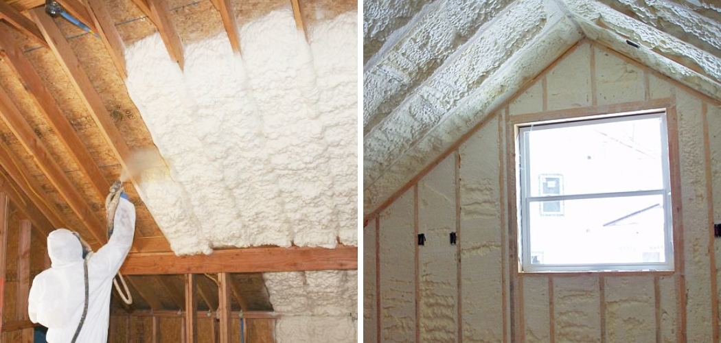 How to Spray Foam Ceiling