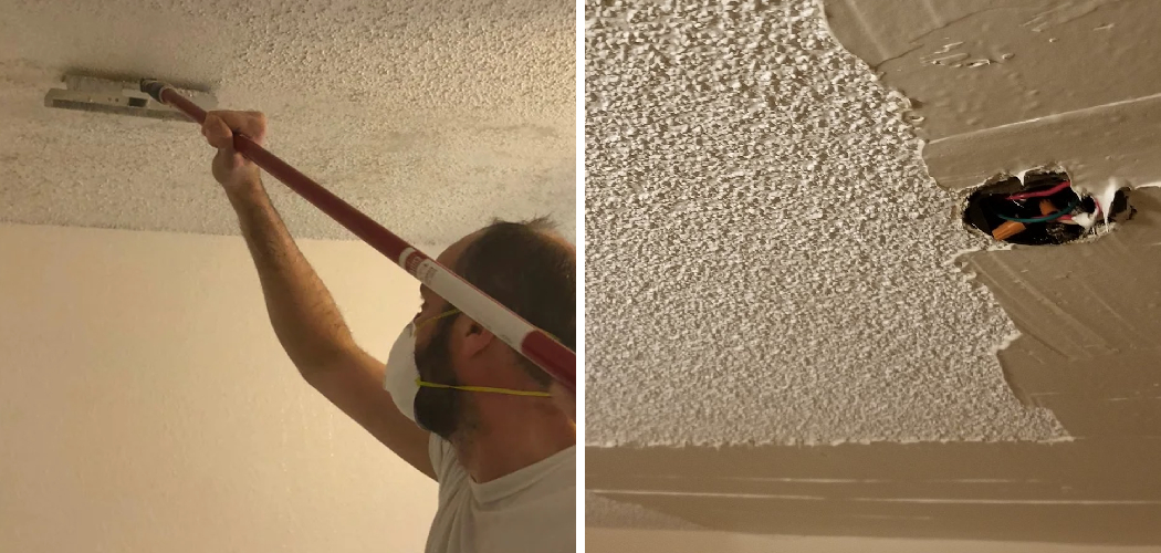How to Texture a Ceiling After Removing Popcorn