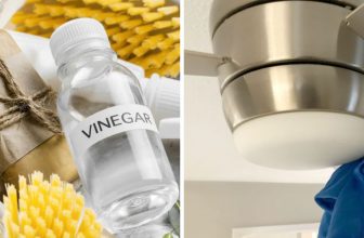 How to Clean Ceiling Fans with Vinegar