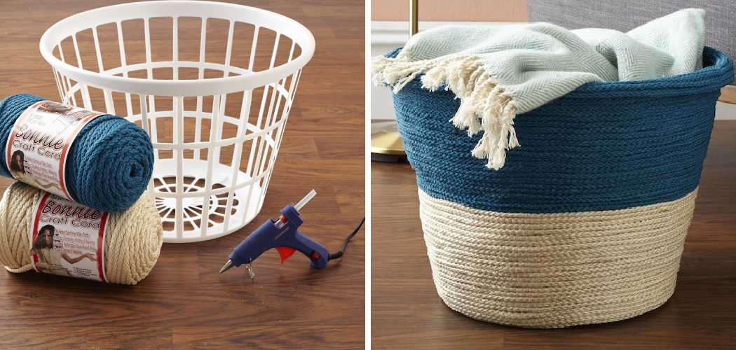 How to Decorate a Plastic Laundry Basket