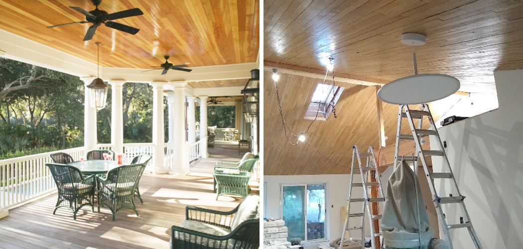 How to Install Wood Flooring on Ceiling