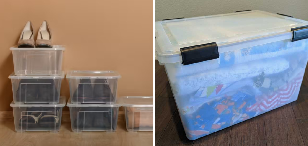 How to Keep Moisture Out of Storage Containers