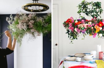 How to Make a Ceiling Flower Arrangement