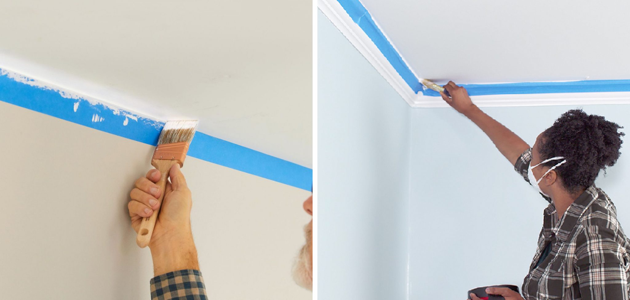 How to Paint a Straight Line Between Ceiling and Wall | 11 Steps