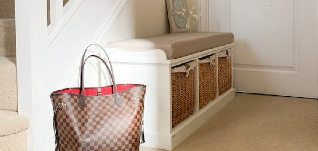 How to Decorate Entryway Bench