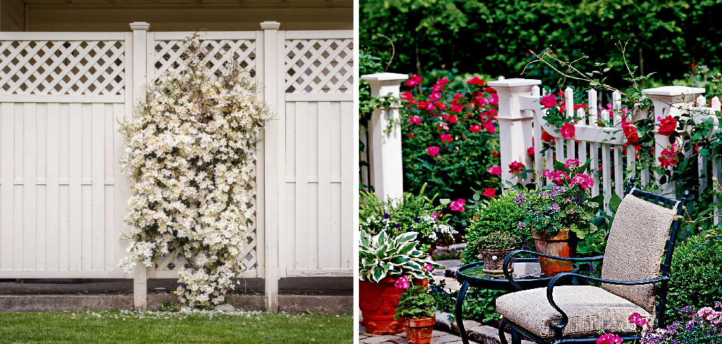 How to Decorate a White Vinyl Fence