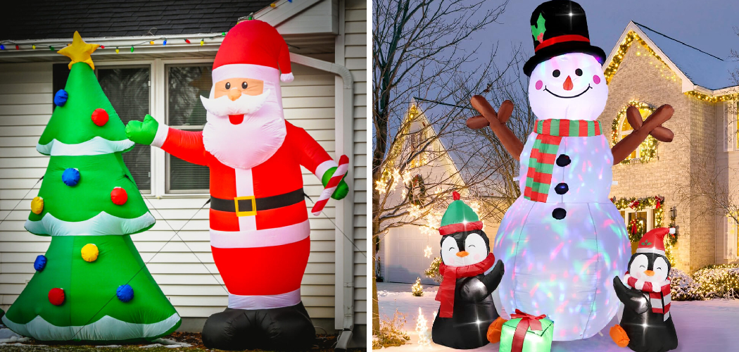 How to Keep Inflatable Decorations Standing