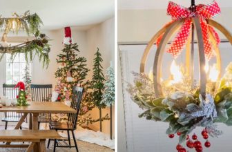 How to Decorate a Chandelier for Christmas