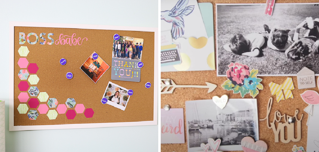 How to Decorate a Cork Board With Pictures