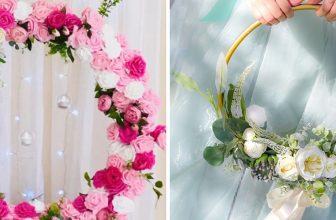 How to Decorate a Hoop with Flowers