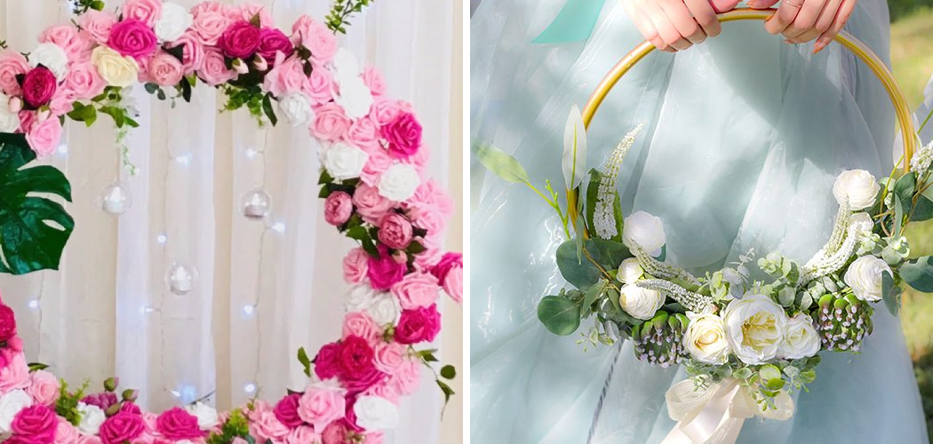 How to Decorate a Hoop with Flowers