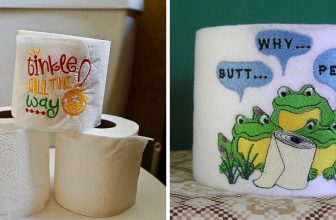 How to Embroidery on Toilet Paper