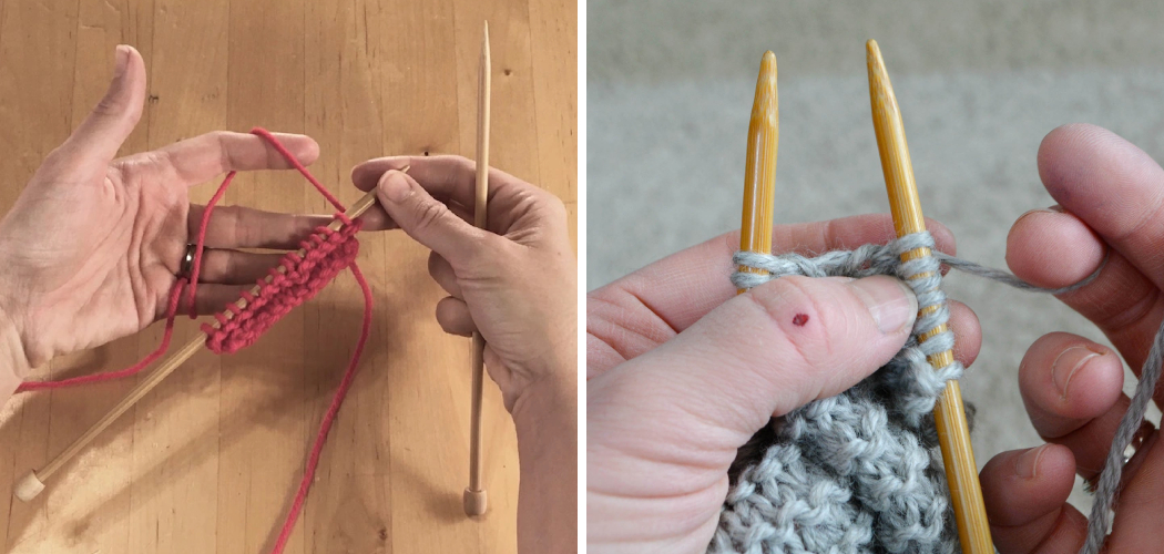 How to Hold Knitting Needles and Yarn