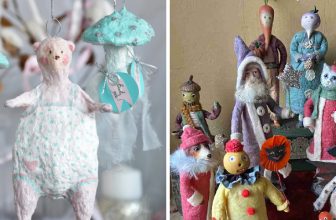 How to Make Spun Cotton Ornaments