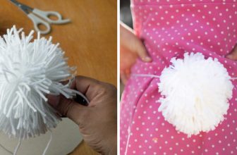 How to Make a Bunny Tail Out of Yarn