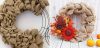 How to Make a Fall Burlap Wreath