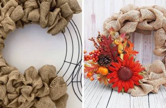 How to Make a Fall Burlap Wreath