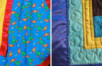 How to Sew Satin Blanket Binding by Hand