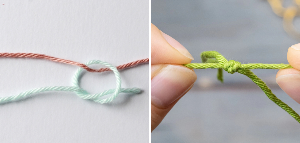 How to Tie Two Strings Together Crochet