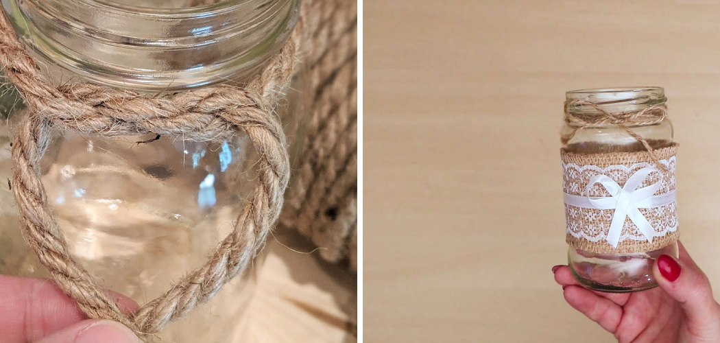 How to Tie a Twine Bow on a Mason Jar