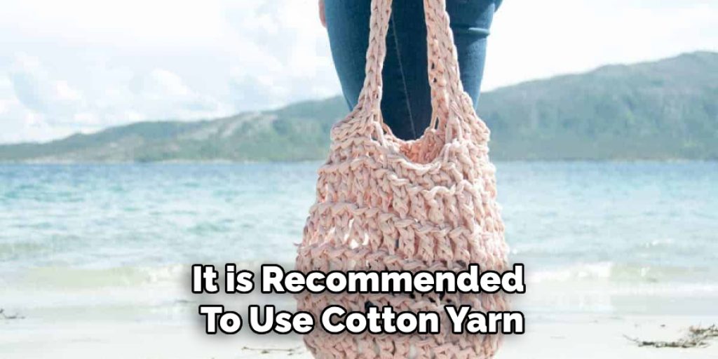 It is Recommended 
To Use Cotton Yarn