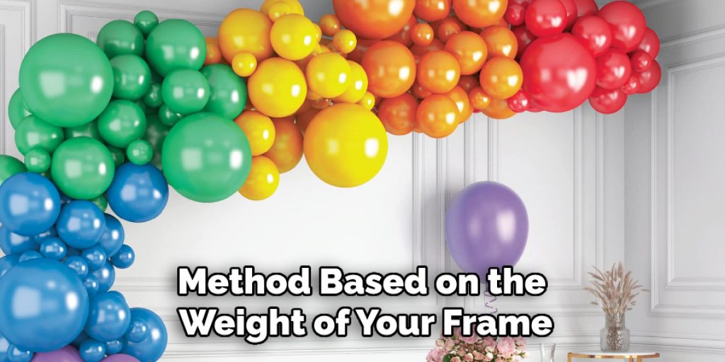 Method Based on the 
Weight of Your Frame