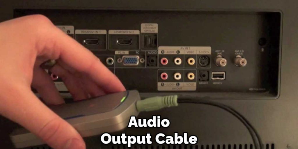 Audio
Output Cable