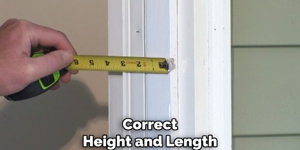 Correct
Height and Length