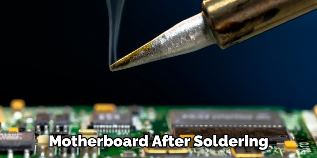 Motherboard After Soldering