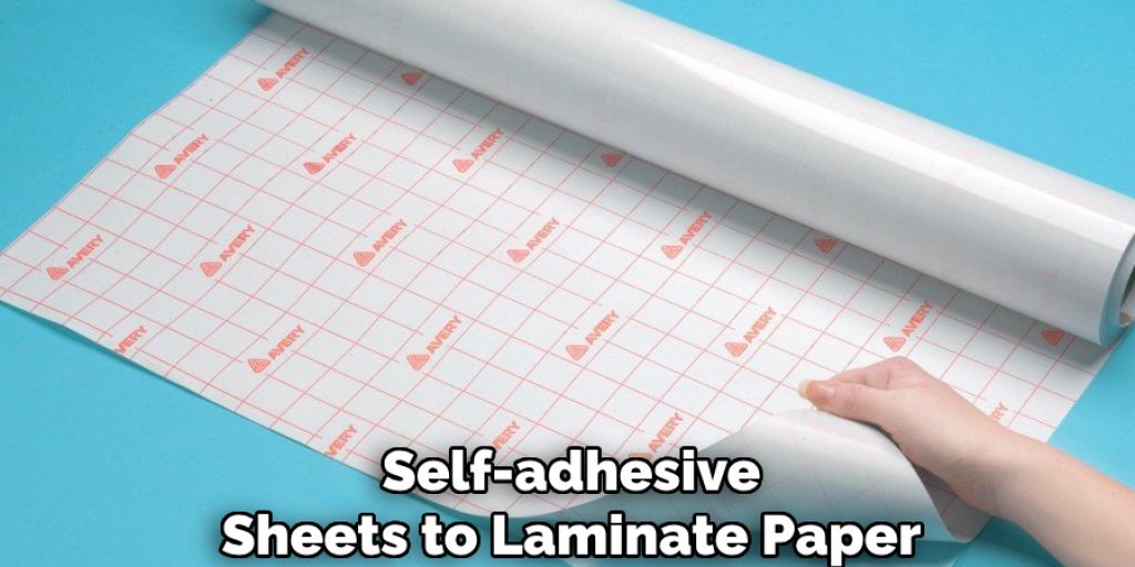 Self-adhesive
Sheets to Laminate Paper