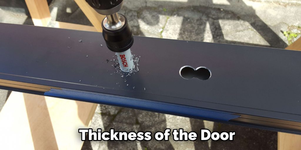 Thickness of the Door