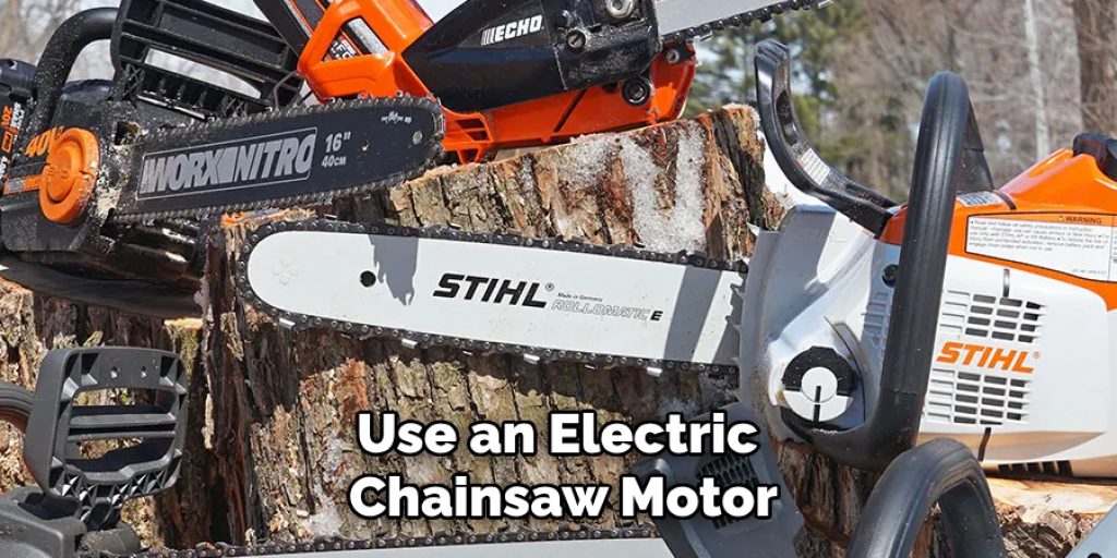 Use an Electric Chainsaw Motor