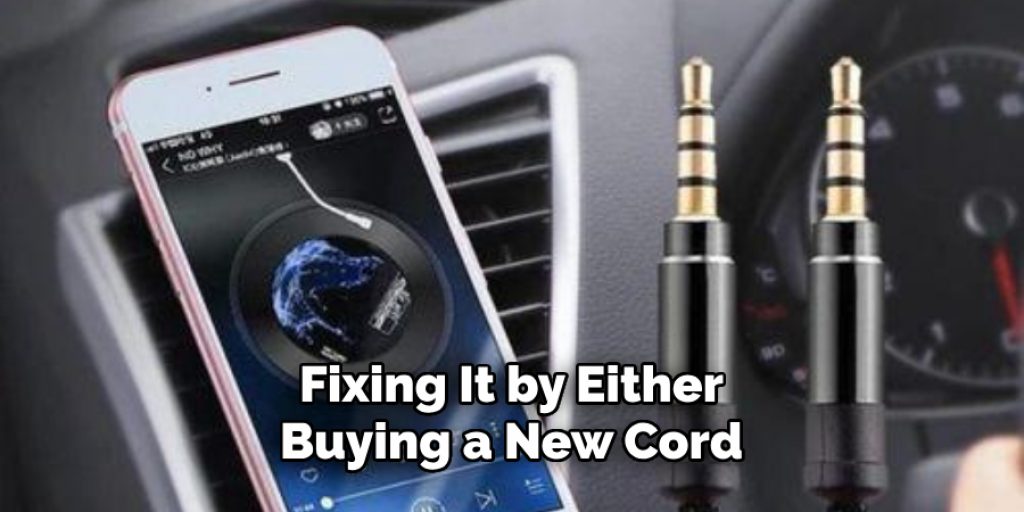 Fixing It by Either Buying a New Cord