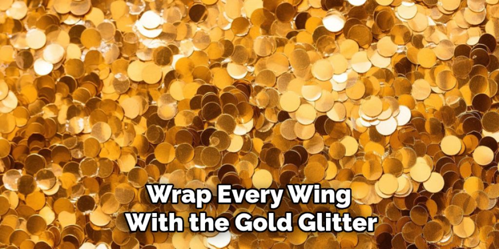 Wrap Every Wing With the Gold Glitter